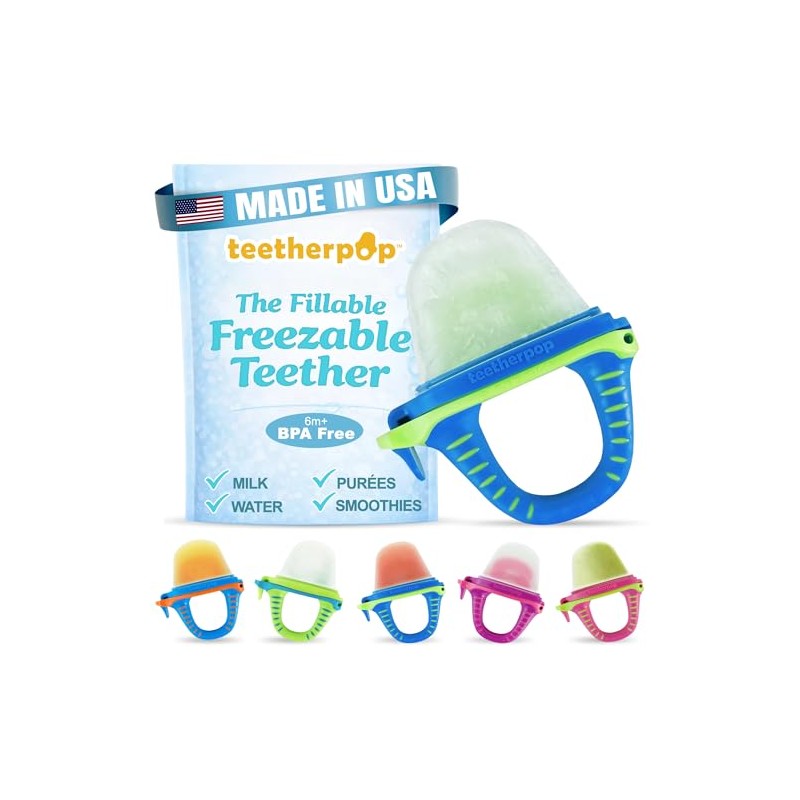 Tetherpop - Mordedor para leche materna, purés, agua, batidos, jugo
