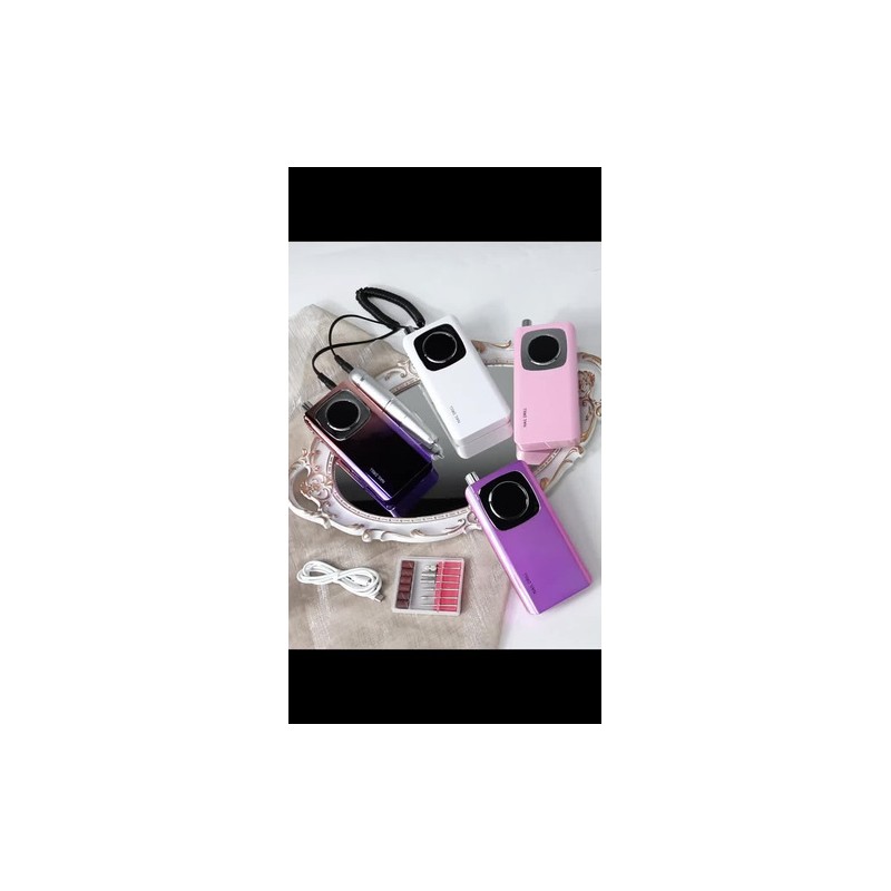 Taladro De Uñas Eléctrico Profesional De 45000 Rpm Recargabl