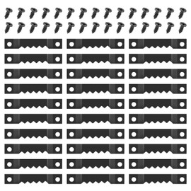 Pack of 30 Picture Hangers for Walls, Picture Hangers, Picture Hangers, Picture Hangers, Pack of 100 Picture Hangers with 100 Screws, Tooth Hangers, Black
