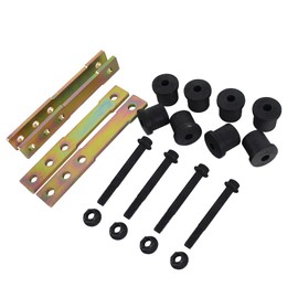 BST BSSP Adjustable 1" 2" 3" 4" Rear Shackle Lift Kit Replacement For 76-81 Camaro Firebird Trans Am 3 Position, Adjustable Rear Lift Shackle Kit