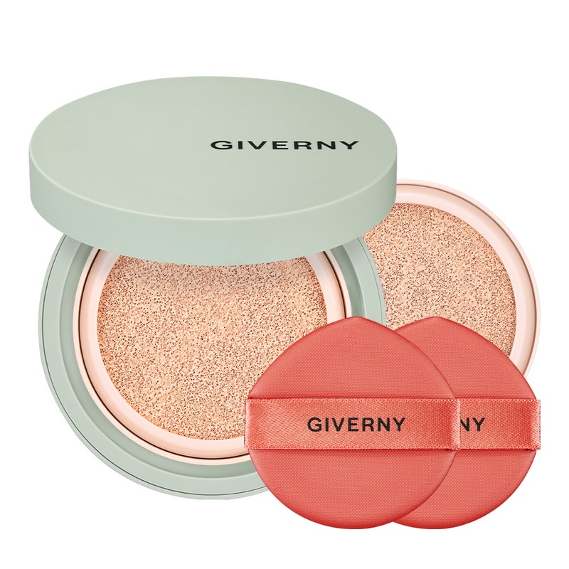 Giverny Adhesion Cover Cushion 12gX2 (main product + refill) (SPF