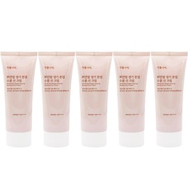 Plant Kingdom 식물나라 뽀얀쌀 생기 톤업 수분 선크림100ml x5개 Plant Nation Porous Rice Toner Up Moisturizing Sun Cream 100ml x 5