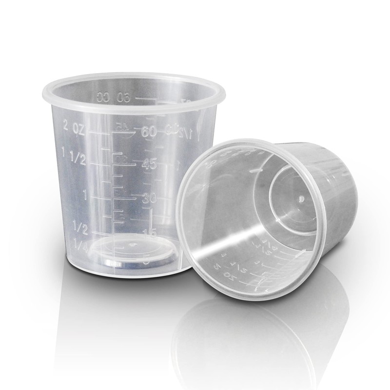 RE-GEN Messbecher, 60 ml, transparent, 20 Stück