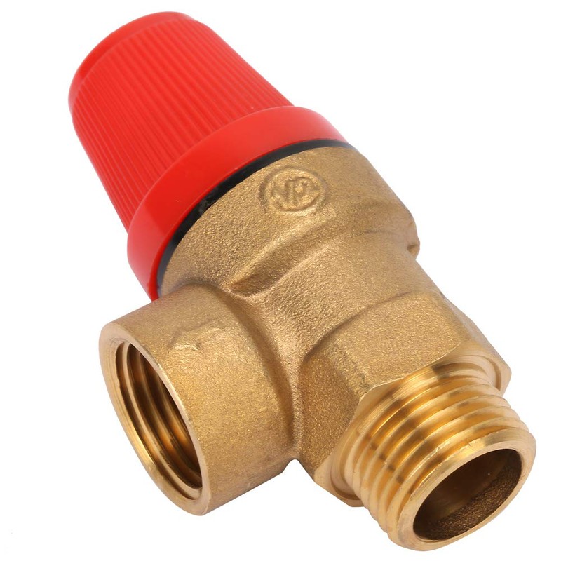 VOBOR Pressure Relief Valve G1/2 inch, DN15 Brass Safety Valve