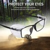 8 Pairs Eye Glasses Side Shields, Flexible Slip on Side