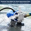 Water Pump, 115V 1/10HP 330GPH Water Transfer Utility Pump, With