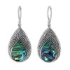 ISLAND PIERCINGS Elegant 925 Silver and Abalone Mother of Pearl