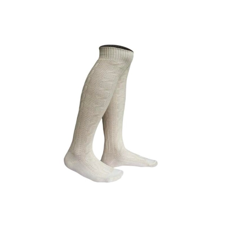 Frohsinn German oktoberfest traditional bavarian socks / stockings ( weiß,