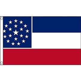 AZ FLAG - Mississippi Alternative Flag - 150 x 90 cm - Mississippi Flag 100% Polyester with Brass Eyelets - 110 g