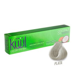 KÜÜL - Color System Tinte Permanente para Cabello Color Plata 90 ml, con Aceite de Coco, Filtro UV y Colágeno, Prolonga Intensidad del Color, Aporta Hidratación, Brillo y Sedosidad, Coloración Cabello
