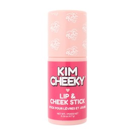 KimChi Chic Beauty Kim Cheeky Tono Bloomed - Barra de crema multiusos para mejillas y labios, hidratante, rubor y tinta de labios, infundida con manteca de karité y aceite de ricino, vegano