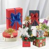 PAPU Pack of 12 Gift Bow with Gift Ribbon, Shiny,