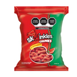 Skwinkles chunks dulce enchilado tiras sabor sandia 130g