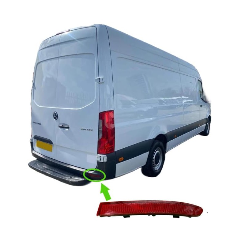 Rear Bumper Reflector Lens Right For MERCEDES Sprinter 3-t 3,5-t