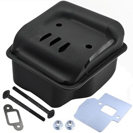 ZAMDOE Exhaust Muffler Silencer Kits for Stihl 021 023 025 Ms210 Ms230 Ms250 MS210C MS230C MS250C Chainsaw 1123 140 0608, 1123 140 0606, with Mounting Gasket, Cooling Plate, Bolts, Screws, Nuts