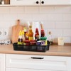 Yuright 6 Packs Plastic Stacking A4 Paper Storage Basket Tray,