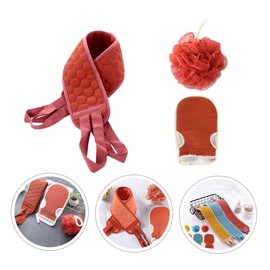 Minkissy 2sets Body Exfoliator Scrub Cleaning Exfoliating Back Scrubber Soft Fiber Sponge Material 3pcs*2