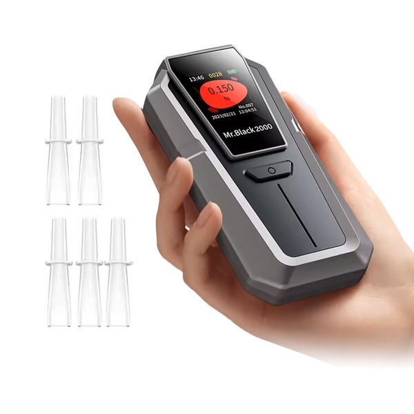 Digital Breathalyser 2-in-1 Air Essence Mr. Black 2000: with and