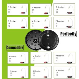 Cerushield Disk v2.0 098-0445 for Phonak, 1 Pack/8 Filters Phonak Hearing aid Filters Wax Guard Hearing Aid Accessories Filters Wax Guards for Phonak