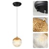 WOWEWA G9 Hanging Light Acrylic Pendant Light Modern Ball Chandelier