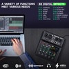4 Channel Audio Mixer With Effects 88 Dsp Mixer Mixing