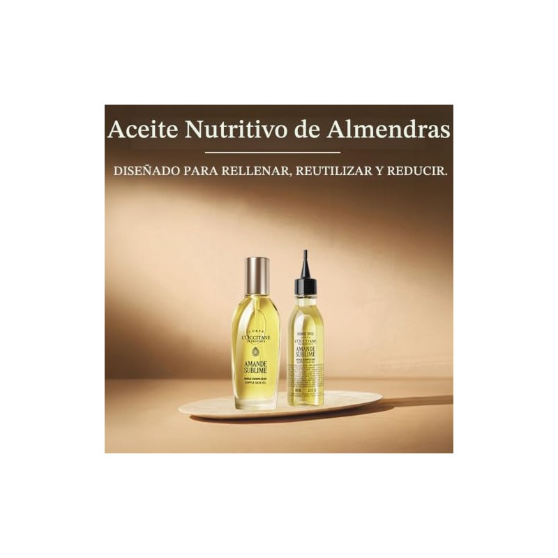 L'Occitane suavizante y embellecedor aceite corporal de almendra flexible, 3.3