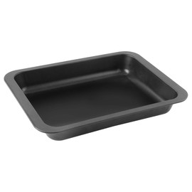 Zenker Oven Baking Tin Special Cooking 37x27x5 cm in Black, Enamel 37 x 27 x 5 cm