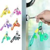 Gym Dumbbell & Weights Keychain, Creative Kettlebell Barbell Fitness Keychain