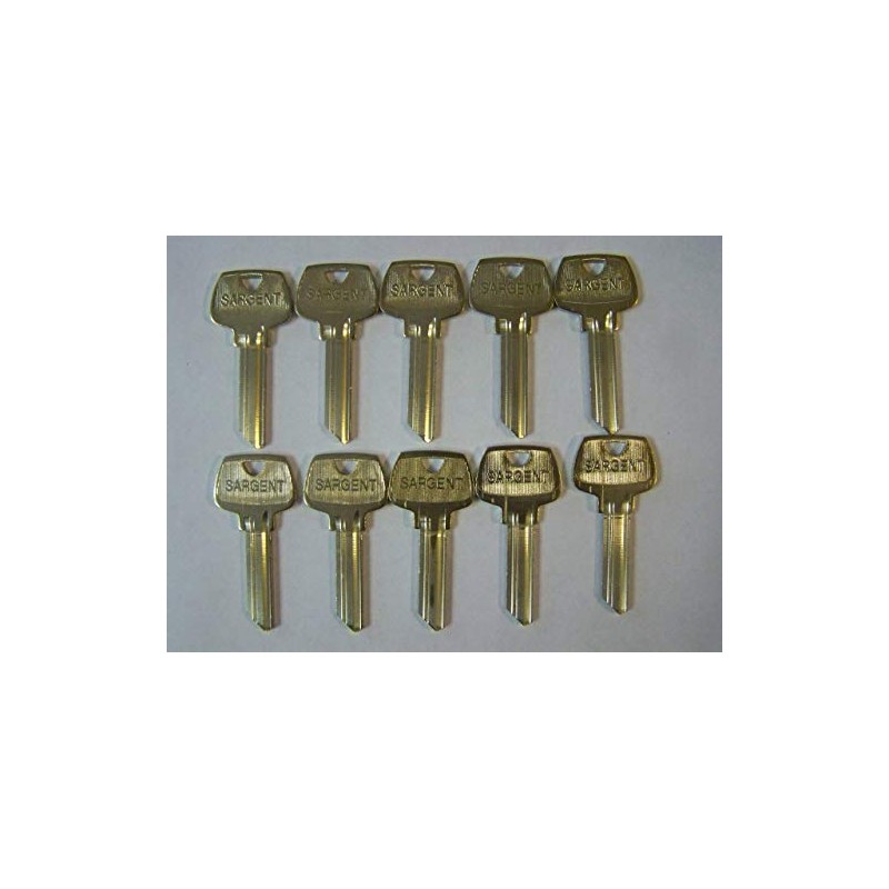 Kaba Ilco Sargent 6 Pin LA Nickel Silver Key Blank