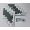 Forensic ABFO Style Photo Scales, Fractional/Inches, Pack of 5 EA