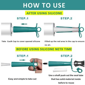 ORXPLUS TOOLS Caulk Cap, Caulk Saving Cap,Caulk Saver