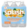 Splash Refresher Flavored Water Bottles, Pineapple Mango Flavor - 6-Pack,