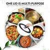 Ydeapi Universal Lids for Pots, Pans & Skillets - Fits