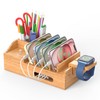 Pezin & Hulin Charging Station for Multiple Devices, Bamboo Charger