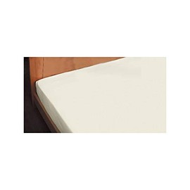 Fab the Home FH131811-140 Fitted Sheet, Sand, Single, 39.4 x 78.7 x 11.8 inches (100 x 200 x 30 cm), Solid