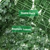 KASZOO Artificial Ivy Privacy Fence Screen, 120x40in Artificial Faux Privacy