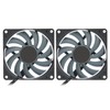 2Set Computer Case Heat Dissipation 4 Pins PWM Intelligent Temperaturecontrol