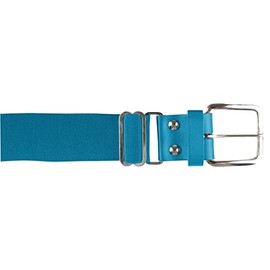CHAMPRO Baseball Belt with Leather Tab, Teal, Adult