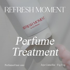FREEMOMENT Refresh Moment Perfume Hair Treatment (01 Jeju Camellia) | Repair and Shine | Vegan Hair Conditioner for Dry Damaged Hair | Lightweight Formula | Romantic Fragrance | 5.07 fl. oz