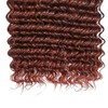 Reddish Brown Deep Wave Human Hair Bundles 12 14 16