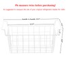 Orgneas 15.5 Inch Freezer Organizer Bins for Chest Freezer Refrigerator