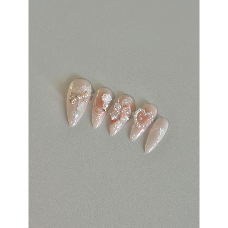 Innocent Nail Lace Pure Moment 3 types - Romantic Rosé