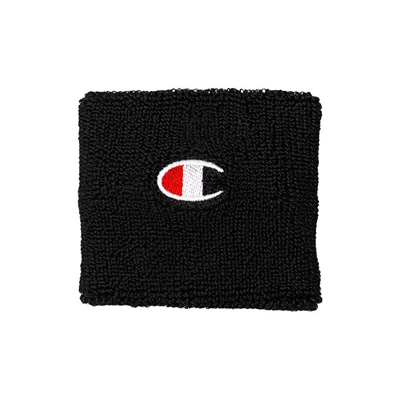 Champion C3-PB720A Men's Basketball Wristband, Black