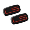 2Pcs LS Cab Emblem Badge 3D Logo Roof Pillar Replacement