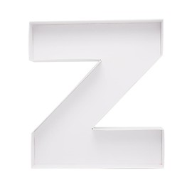 Cardboard Letter Fillable Charcuterie Board Candy Food Tray, 12.2 inch, Party Event Decoration (Z Shape)