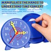 Batiyeer 25 Pcs Teaching Clock Kit Learn to Tell Time