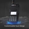 Radioddity MU-5 MURS Radio, License Free Two-Way Radio Rechargeable, Display