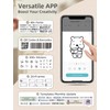 MakeID Q1 Label Maker Machine with 3 Tapes - Portable