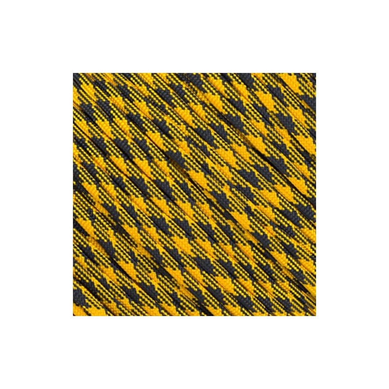 550 Paracord - 100 Feet (Goldenrod and Black)