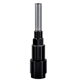 Bestgle Extension Collet Cutter 8 mm Cutter Collet Extension Chuck Woodworking Round Shank Cutter Extensions Collet for Trimming Engraving Machine Black
